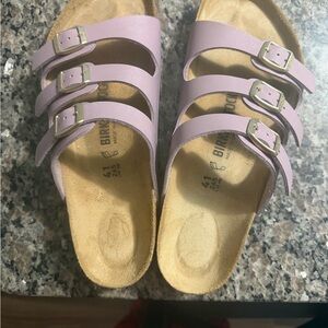 Birkenstock Women's Pastel Purple Triple Strap Sandals